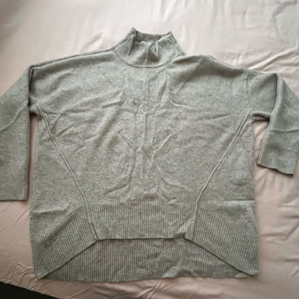 Express cashmere cozy High-low  Turtleneck Sweater